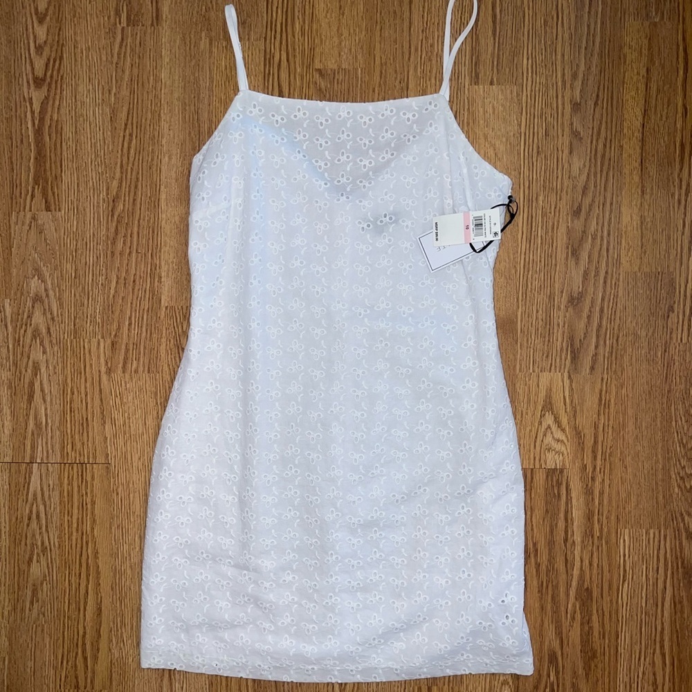 White Eyelet Dress